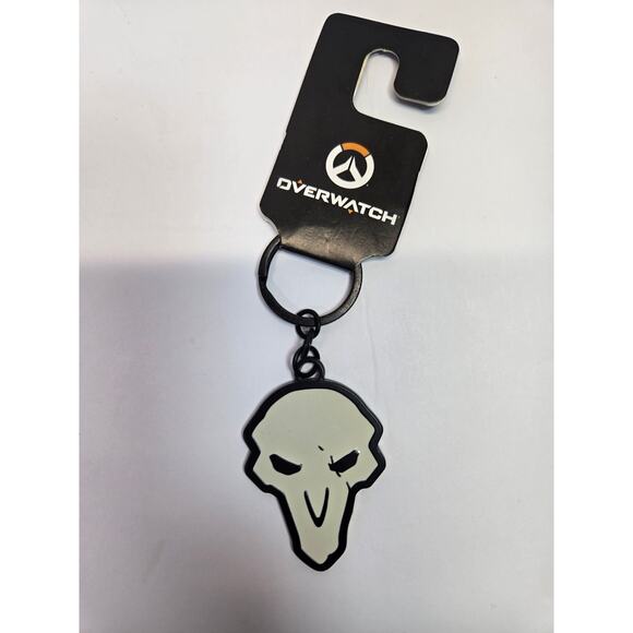 NWT Overwatch Reaper Skull Metal Keychain- Blizzard Bay - Picture 1 of 2